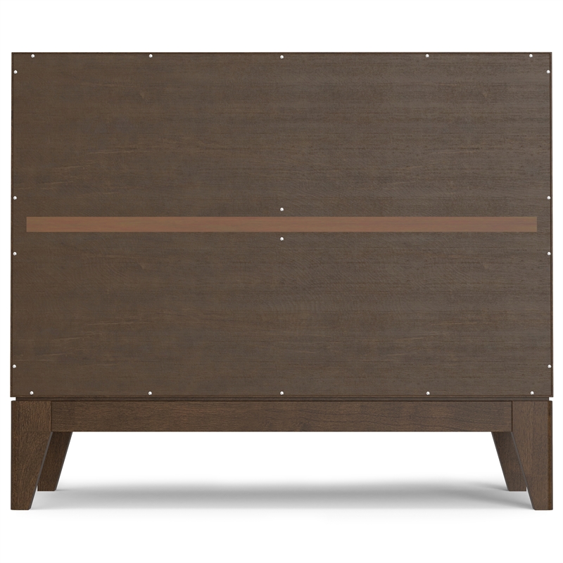 Pemberly Row 2-Door Solid Wood Sideboard Buffet/Storage in Walnut Brown
