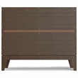 Pemberly Row 2-Door Solid Wood Sideboard Buffet/Storage in Walnut Brown