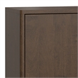 Pemberly Row 2-Door Solid Wood Sideboard Buffet/Storage in Walnut Brown