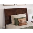 Pemberly Row Valencia Twin XL Low Profile Wood Platform Bed in Walnut