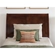 Pemberly Row Valencia Twin XL Low Profile Wood Platform Bed in Walnut