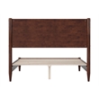 Pemberly Row Modern Full Wood Low Profile Platform Bed in Walnut