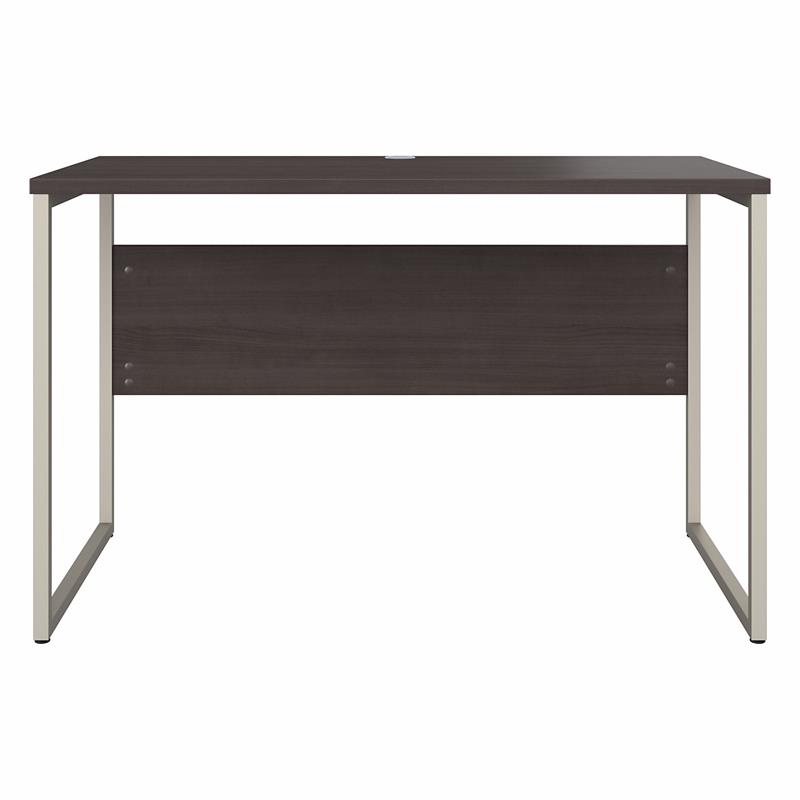 Pemberly Row 48W x 24D Computer Table Desk in Storm Gray - Engineered Wood