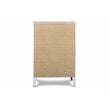 Pemberly Row Modern Transitional Solid Wood Chest in White Finish