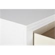 Pemberly Row Modern Transitional Solid Wood Chest in White Finish