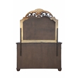 Pemberly Row Contemporary Solid Wood Dresser in Madeira Brown