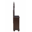 Pemberly Row Contemporary Solid Wood Dresser in Madeira Brown
