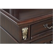 Pemberly Row Contemporary Solid Wood Dresser in Madeira Brown