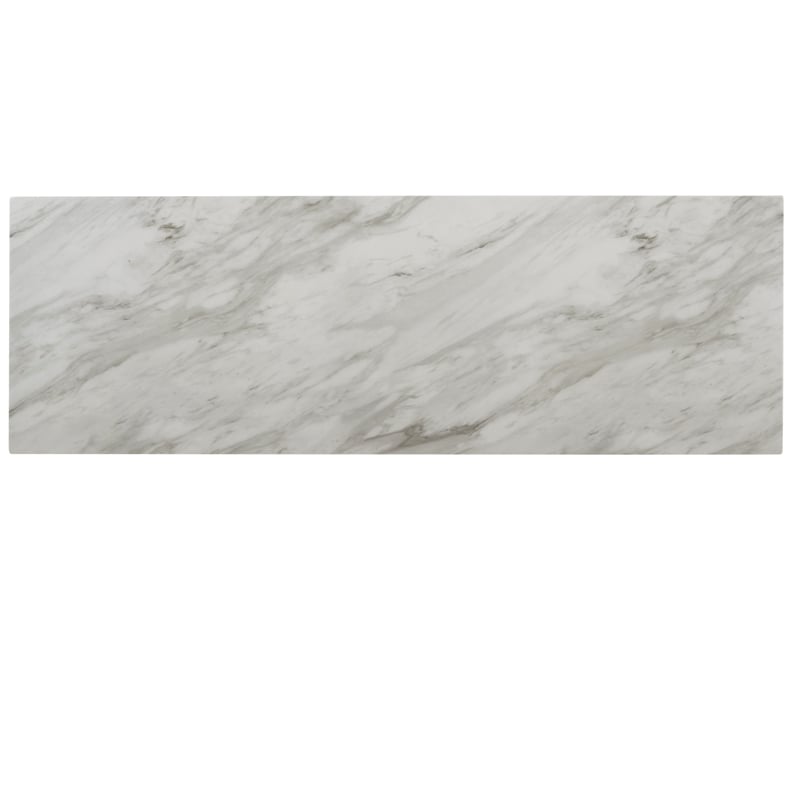 Pemberly Row Contemporary 4-Piece Faux Marble & Wood Bar Set in Gray