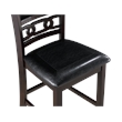 Pemberly Row Contemporary 5-Piece Transitional Wood Counter Set in Ebony