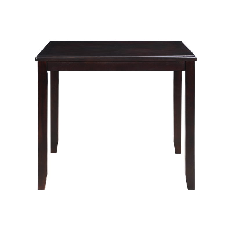 Pemberly Row Contemporary 5-Piece Transitional Wood Counter Set in Ebony