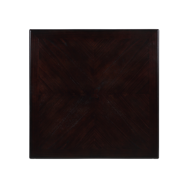 Pemberly Row Contemporary 5-Piece Transitional Wood Counter Set in Ebony