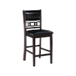 Pemberly Row Contemporary 5-Piece Transitional Wood Counter Set in Ebony
