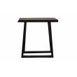 Pemberly Row Contemporary Solid Sheesham Wood End Table - Gray