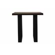 Pemberly Row Contemporary Solid Sheesham Wood End Table - Gray