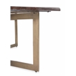 Pemberly Row Solid Mango Wood and Iron Dining Table in Brown/Bronze
