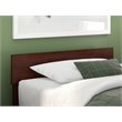 Pemberly Row Solid Wood Modern Twin Size Headboard in Walnut