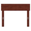 Pemberly Row Solid Wood Modern Twin Size Headboard in Walnut