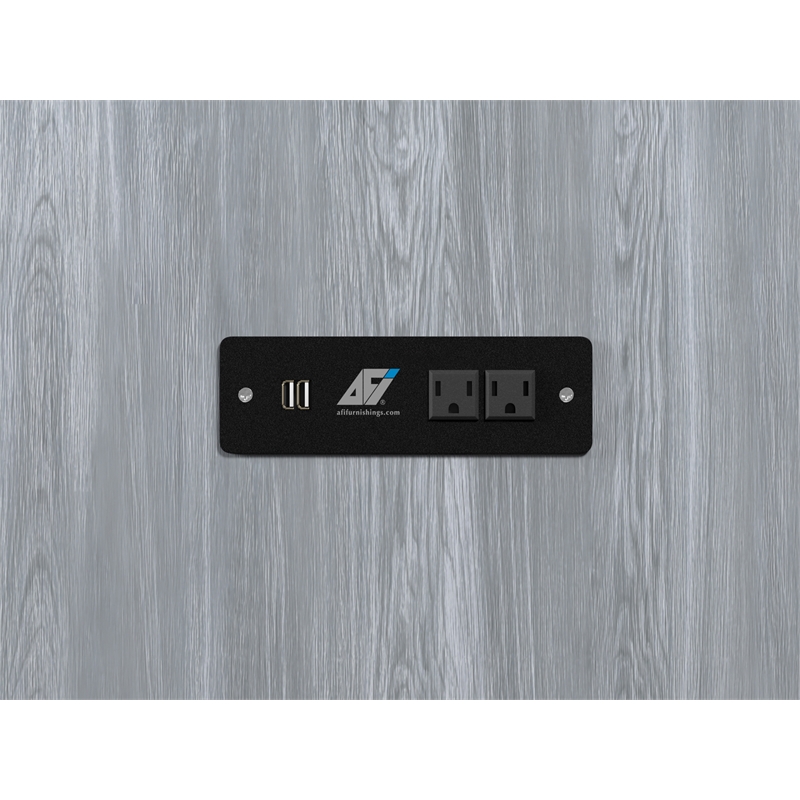 Pemberly Row Twin XL Solid Wood Murphy Bed Chest with Mattress - Driftwood