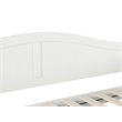 Pemberly Row Mid-Century Solid Wood Twin Daybed with Set of 2 Drawers in White