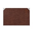 Pemberly Row Modern Queen Solid Wood Murphy Bed Chest with Mattress in Walnut