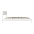 Pemberly Row Modern Solid Wood Low Profile King Platform Bed in White