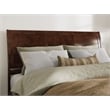 Pemberly Row Solid Wood Low Profile Sleigh King Platform Bed in Walnut