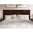 Pemberly Row King Wood Low Profile Platform Bed with Matching Footboard - Walnut