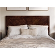 Pemberly Row Berkshire Queen Low Profile Wood Platform Bed  in Walnut