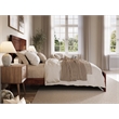 Pemberly Row Berkshire Queen Low Profile Wood Platform Bed  in Walnut