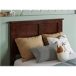 Pemberly Row Charlotte Twin Wood Low Profile Platform Bed  in Walnut