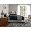 Pemberly Row Berkshire Queen Low Profile Wood Platform Bed  in White