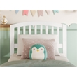 Pemberly Row Quincy Twin Wood Low Profile Platform Bed in White