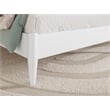Pemberly Row Quincy Twin Wood Low Profile Platform Bed in White