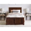 Pemberly Row Charlotte Twin XL Low Profile Platform Bed  in Walnut