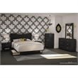 Pemberly Row 3-Piece Set with Nightstand Single Lingerie Chest & Double Dresser