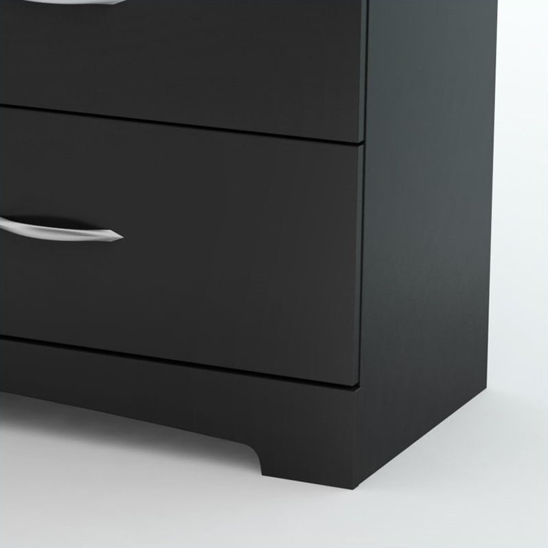 Pemberly Row 3-Piece Set with Nightstand Single Lingerie Chest & Double Dresser