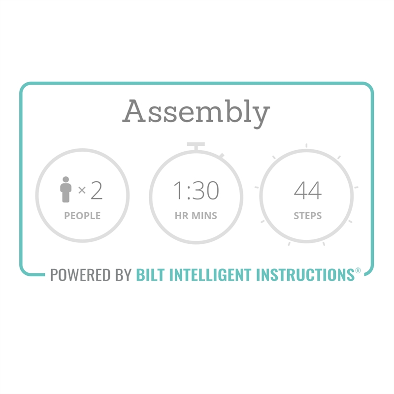 Pemberly Row 3 Piece Bedroom Set with Dresser and Nightstands in Black Woodgrain