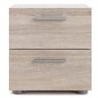 Pemberly Row 8 Drawer Dresser and 2 Drawer Nightstand 2 Pc Set in Truffle