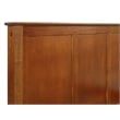 Pemberly Row Contemporary Solid Wood Full Panel Platform Bed in Cherry