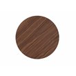 Pemberly Row Round Shape Mid-Century Wood Coffee Table in Brown