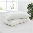 Pemberly Row Rayon and Polyester Fabric King Size Pillow in White