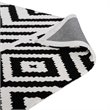 Pemberly Row Contemporary 8' x 10' Area Rug in Black and White