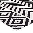 Pemberly Row Contemporary 8' x 10' Area Rug in Black and White