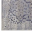 Pemberly Row Contemporary 8' x 10' Turkish Area Rug in Blue and Cream