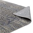 Pemberly Row Contemporary 8' x 10' Turkish Area Rug in Blue and Cream