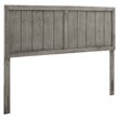Pemberly Row Twin Modern Rubberwood and MDF Headboard in Gray