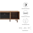 Pemberly Row MDF Particleboard TV and Record Stand for TVs up to 65