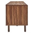Pemberly Row MDF Particleboard TV and Record Stand for TVs up to 65