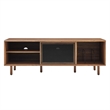Pemberly Row MDF Particleboard TV and Record Stand for TVs up to 65